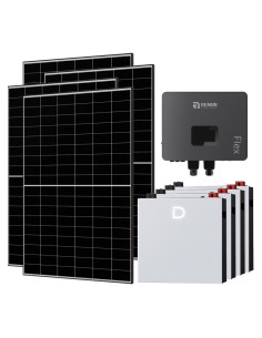 Off-Grid single-phase photovoltaic kit 6650W Renon Power 6kW lithium 20.48kWh Dyness DL5.0C Pro