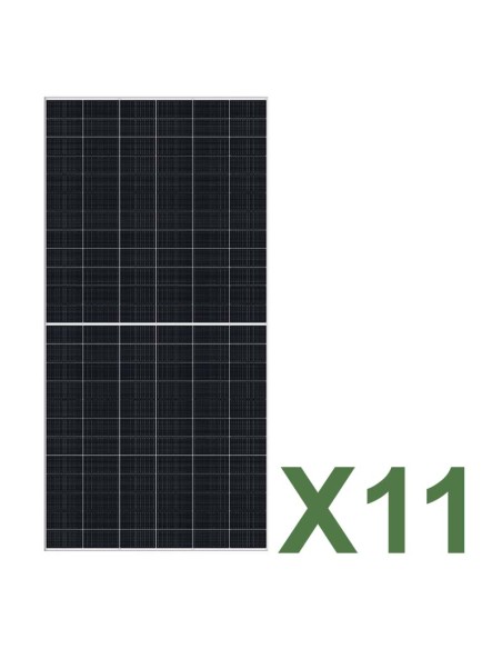 Set 11 TCL SOLAR T CLASS 625W Gesamt 6875W Mono Doppelseitiges Photovoltaik-Solarmodul