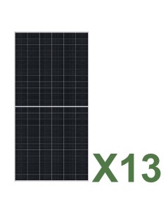Set 13 TCL SOLAR T CLASS 625W Gesamt 8125W Mono Doppelseitiges Photovoltaik-Solarmodul