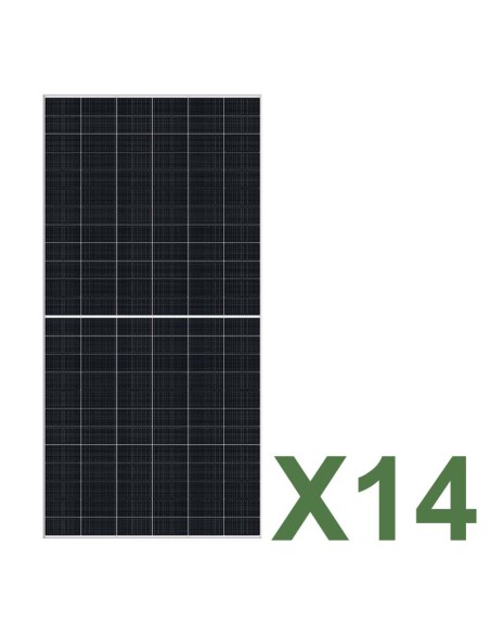 Set 14 TCL SOLAR T CLASS 625W Gesamt 8750W Mono Doppelseitiges Photovoltaik-Solarmodul
