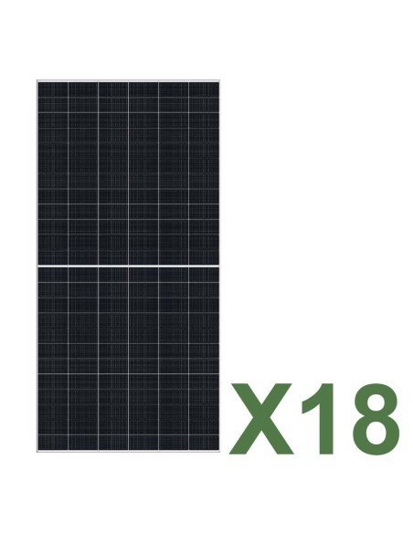 Set de 18 panneaux solaire photovoltaïque double face 625W total 11250W mono TCL SOLAR T CLASS