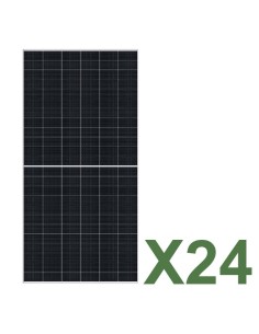 Set of 24 TCL SOLAR T CLASS 625W total 15000W mono bifacial photovoltaic solar panel