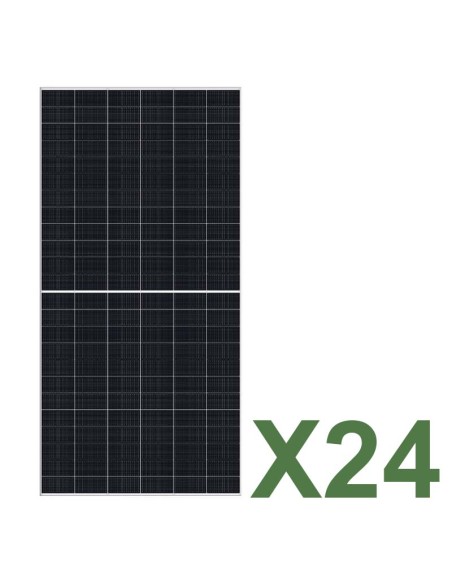 Set de 24 paneles solar fotovoltaico de doble cara 625W total 15000W mono TCL SOLAR T CLASS