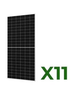 Set of 11 photovoltaic solar panels 650W tot. 7150W mono AIKO Stellar 1N+66