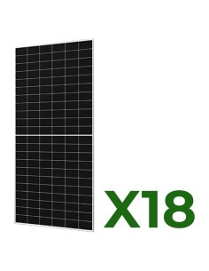 Set 18 Photovoltaik-Solarmodul 650W Gesamt 11700W mono AIKO Stellar 1N+66