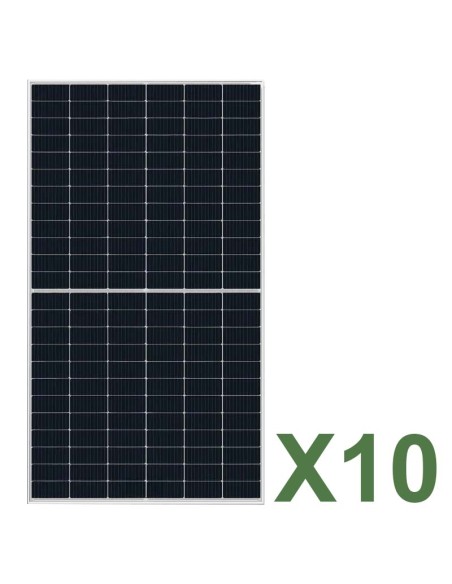 Set de 10 panneaux solaire photovoltaïque double face 620W total 6200W mono TCL SOLAR T CLASS