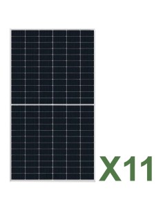 Set pannelli fotovoltaici: vendita online Set di 11 pannelli solari fotovoltaici bifacciali 620W tot. 6820W mono TCL SOLAR T ...