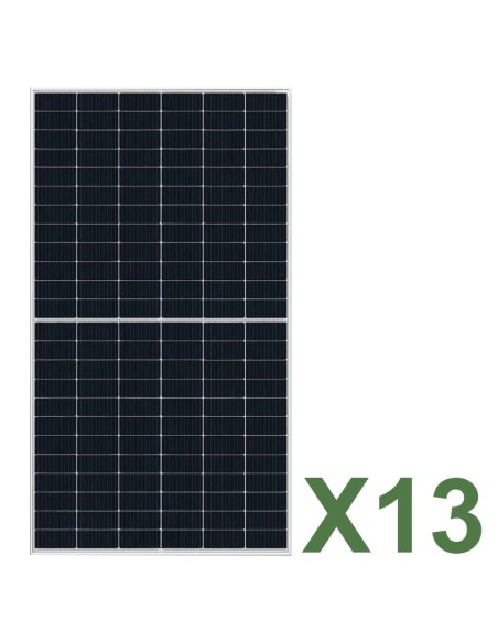 Set de 13 paneles solar fotovoltaico de doble cara 620W total 8060W mono TCL SOLAR T CLASS