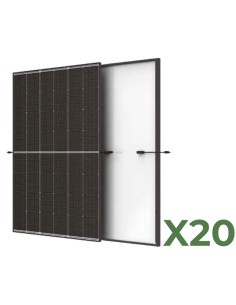 Set de 20 panneaux photovoltaïques 450W total 9000W mono TRINASOLAR Vertex S+