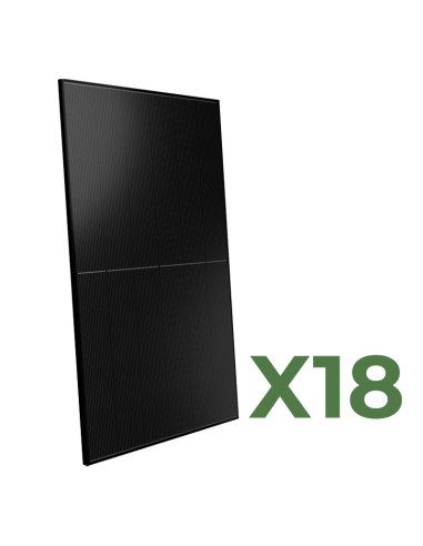 Set 18 Peimar 510W full black Gesamt 9180W mono bifaziales Photovoltaik-Solarmodulen