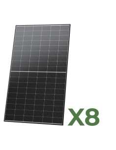 Set de 8 panneaux solaire photovoltaïque 520W total 4160W mono TRINASOLAR Vertex S+ Ultra cadre noir