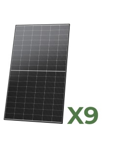 Set de 9 panneaux solaire photovoltaïque 520W total 4680W mono TRINASOLAR Vertex S+ Ultra cadre noir