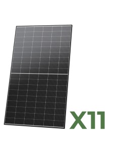 Set de 11 panneaux solaire photovoltaïque 520W total 5720W mono TRINASOLAR Vertex S+ Ultra cadre noir