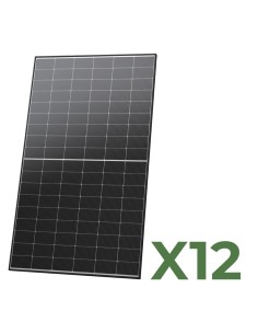 Set de 12 panneaux solaire photovoltaïque 520W total 6240W mono TRINASOLAR Vertex S+ Ultra cadre noir
