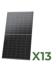 Set de 13 paneles solar fotovoltaico 520W total 6760W mono TRINASOLAR Vertex S+ Ultra marco negro