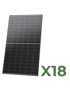 Set de 18 paneles solar fotovoltaico 520W total 9360W mono TRINASOLAR Vertex S+ Ultra marco negro