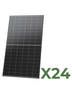 Set de 24 panneaux solaire photovoltaïque 520W total 12480W mono TRINASOLAR Vertex S+ Ultra cadre noir