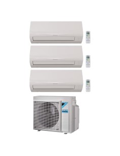 Daikin: vendita online Condizionatore trialsplit Daikin Sensira Wi-Fi 7000 + 7000 + 12000 BTU unità esterna 6.8kW inverter R3...