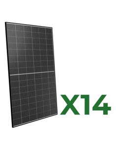Set de 14 paneles solares fotovoltaicos bifacial 460W tot. 6440W mono Peimar