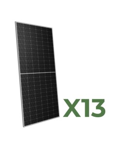 Set of 13 Peimar 610W total 7930W monocrystalline bifacial photovoltaic solar panel half cells