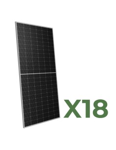 Set de 18 panneaux solaire photovoltaïques 610W total 10980W mono double face Peimar