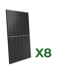 Set de 8 paneles solar fotovoltaico bifacial 510W total 4080W mono Peimar
