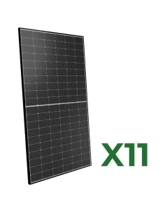 Set of 11 Peimar Full Black 510W total 5610W mono bifacial photovoltaic Solar Panels