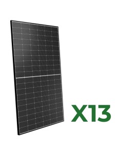 Set de 13 panneaux solaire photovoltaïque biface 510W total 6630W mono Peimar
