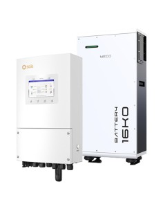 Einphasen-Speichersystem Solis 6kW-Wechselrichter Weco 16kWh-Lithiumbatterie