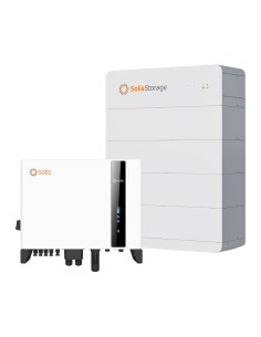Sistema de acumulación trifásico inversor 10kW litio 20kWh Solis FlexHome HV