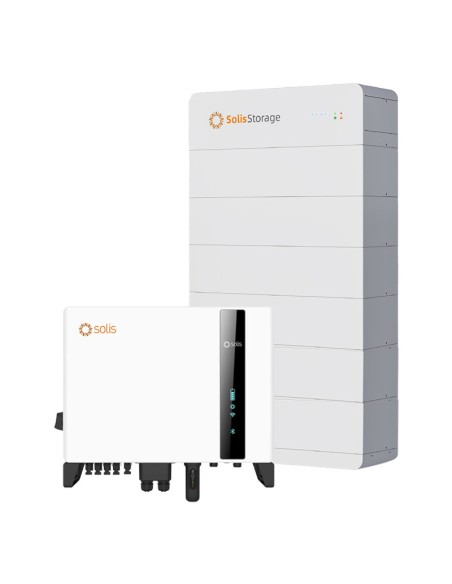 Solis con batterie Solis: vendita online Sistema di accumulo trifase inverter 10kW accumulo litio 30kWh Solis FlexHome HV