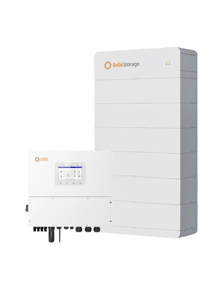 Solis con batterie Solis: vendita online Sistema di accumulo trifase inverter 15kW accumulo litio 30kWh Solis FlexHome HV