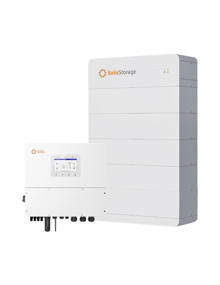 Solis con batterie Solis: vendita online Sistema di accumulo trifase inverter 20kW accumulo litio 25kWh Solis FlexHome HV