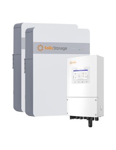 Système de stockage monophasé avec onduleur 5kW batterie au lithium 10kWh Solis IntelliHome-5 LV