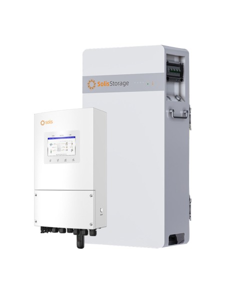 Système de stockage monophasé avec onduleur 5kW batterie au lithium 10kWh Solis IntelliHome-10 LV