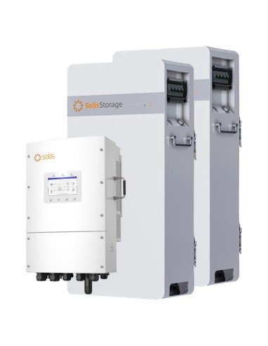 Système de stockage triphasé avec onduleur 10kW batterie au lithium 32kWh Solis IntelliHome-16 LV