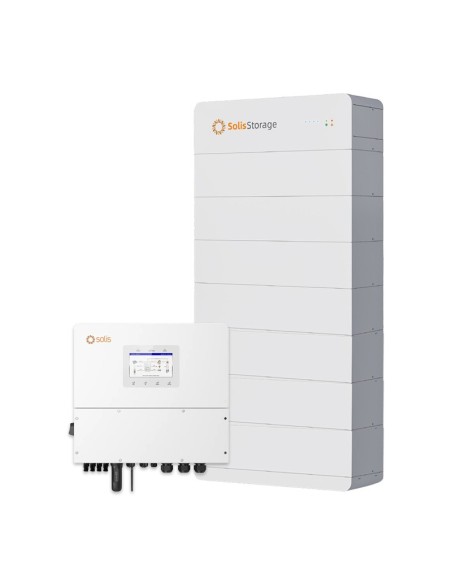 Sistema de acumulación trifásico inversor 20kW litio 35kWh Solis FlexHome HV