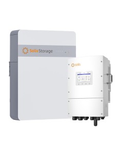 Système de stockage triphasé avec onduleur 8kW batterie au lithium 5kWh Solis IntelliHome-5 LV