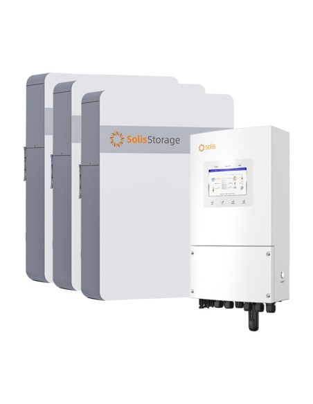Single-Phase Storage System 6kW Inverter 15kWh Solis IntelliHome-5 LV Lithium Battery