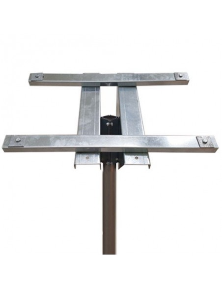 Strutture Testapalo: vendita online Supporto Testapalo di fissaggio per pannelli solari 100W 130W 150W Fotovoltaico