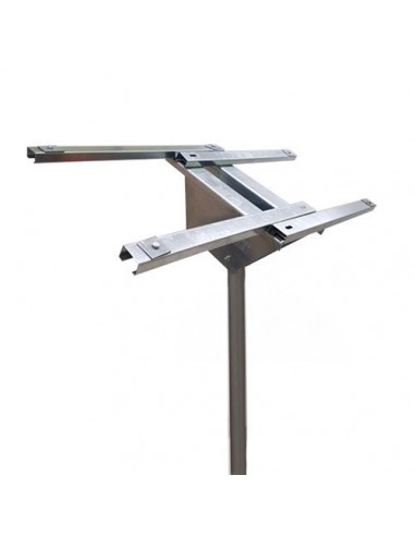 Support Tête Pôle de montage panneaux solaires 100W 130W 150W photovoltaïques