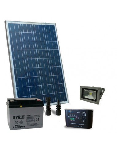 Solar Lighting Kit 80w 12v Outdoor 1xlighthouse Led 20w Batterie Solar Lighting Kit 80w 12v Outdoor With 1x Lighthouse Led 20w Photovoltaic