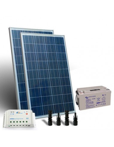 Regolatore Kit Solare Camper 300W 12V Base Pannello Fotovoltaico Accessori